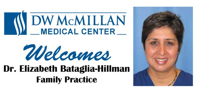 Welcomes Dr. Elizabeth Bataglia- Hillman Family Practice.
