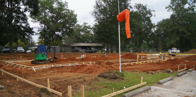 New Physician Office Building in the Brewton Medical Center Complex being built.