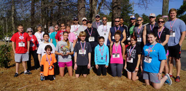 D.W. McMillan 6th Annual Relay for Life 5K runners