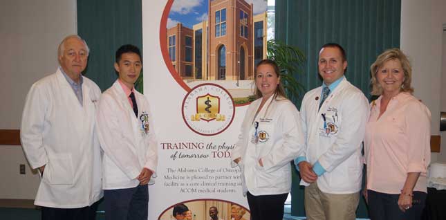 D.W. McMillan Memorial Hospital and the Alabama College of Osteopathic Medicine (ACOM) are pleased to announce three ACOM students began their core clerkship (rotation) training with physician preceptors in medical facilities throughout Covington, Escambia and Monroe counties. Medical Students, Yoon Ji, Travis Bowen and Brittany Richardson begin their clerkships training alongside area physicians.