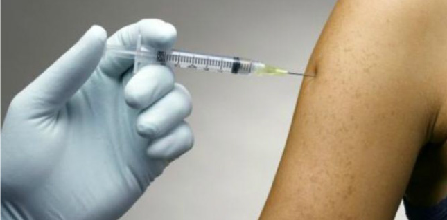Picture of a patient receiving Prolia Injection