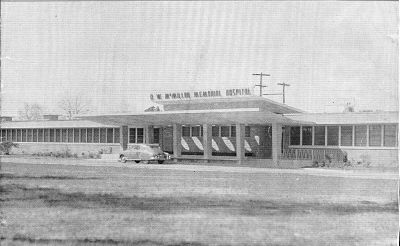 Picture of the Hospital in 1954.