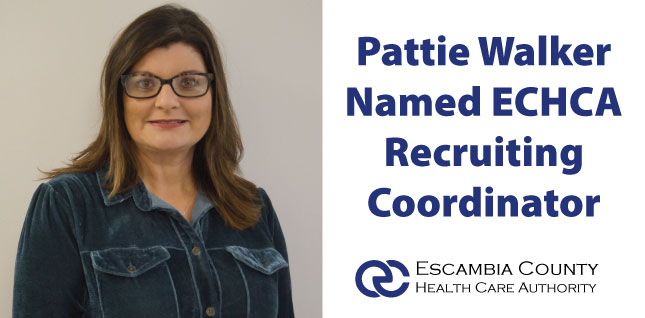 Escambia County Health Care Authority (ECHCA) Names Pattie Walker Human Resources Recruiting CoordinatorPattie Walker Picture