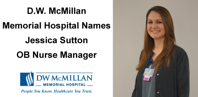 Jessica Sutton Named OB Nurse ManagerSutton Named OB Nurse Manager