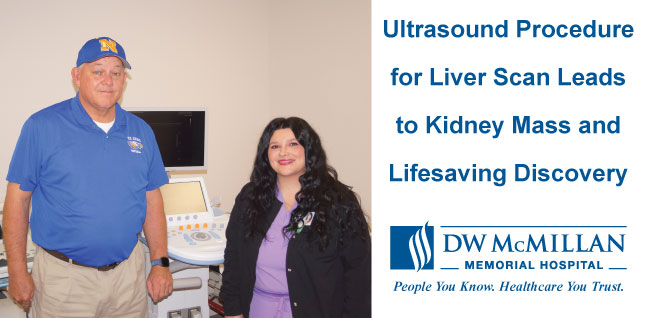 Ultrasound Procedure for Liver Scan Leads to Kidney Mass and Lifesaving Discovery for W.S. Neal Football Coach, Hugh FountainCoach Fountain and Ashton Cary