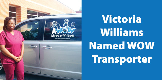 Williams Named WOW TransporterWilliams Named WOW Transporter