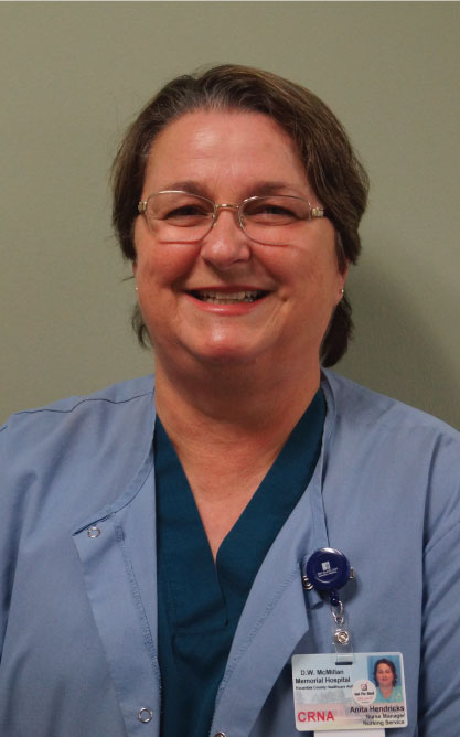 Photo of Anita Hendricks, CRNA